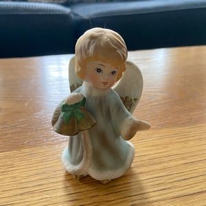 Vintage Ceramic Angel with Bells